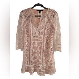 BCBG Max Azria bohemian lace dress